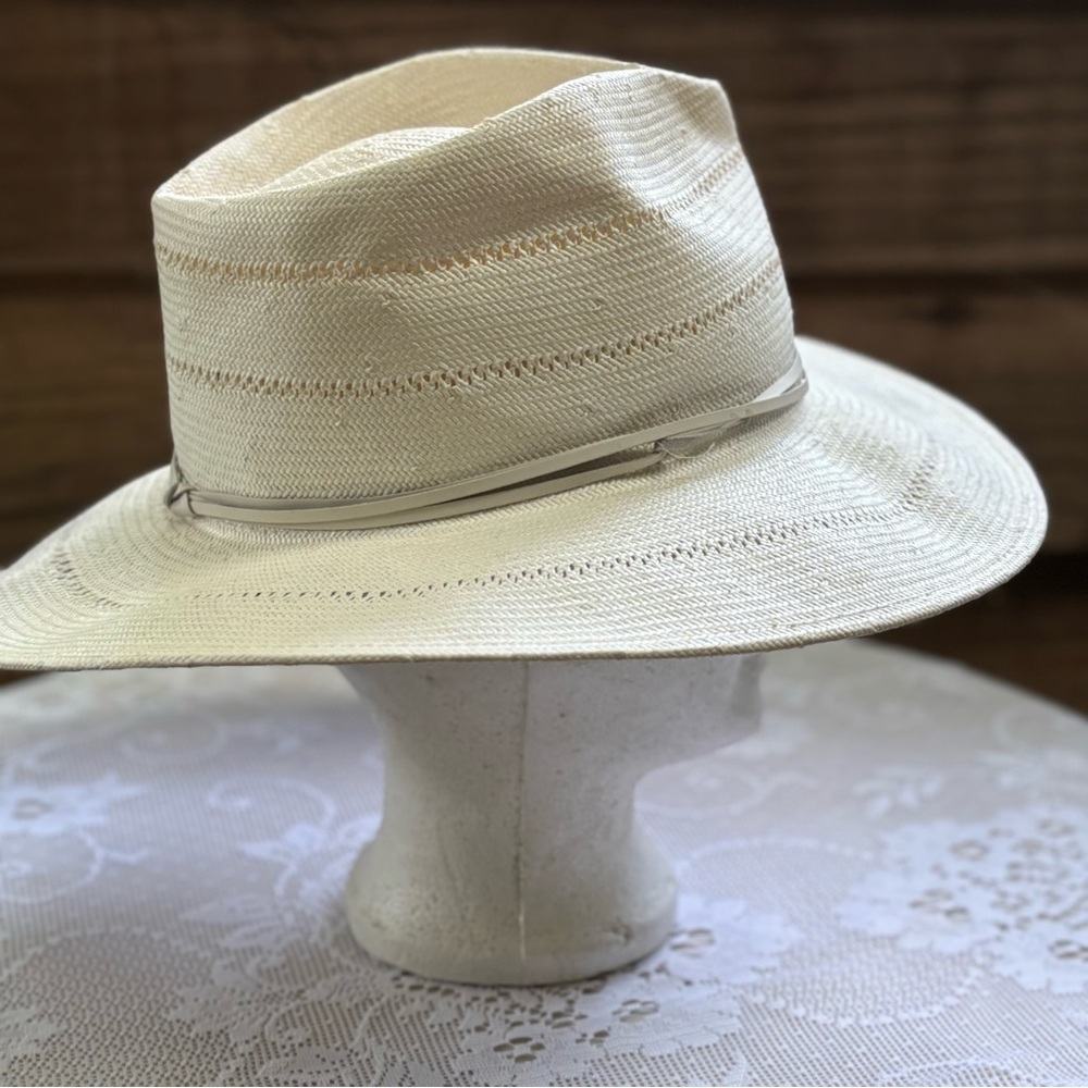 GIGI PIP Arlo Rancher Fedora Straw Hat. Small/Medium - Picture 6 of 10